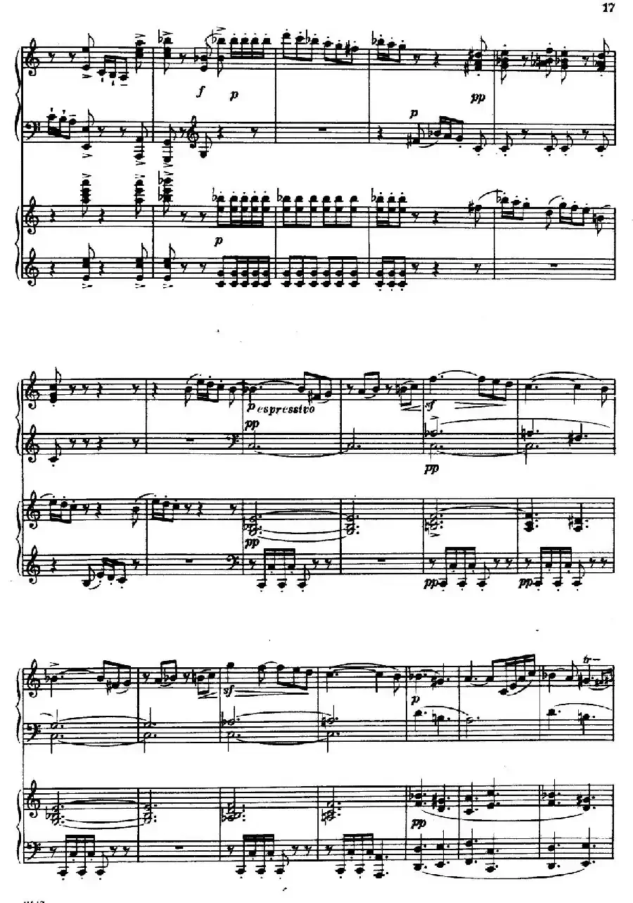 Introduction et Rondo Capriccioso Op.28(引子与随想回旋曲·双钢琴)
