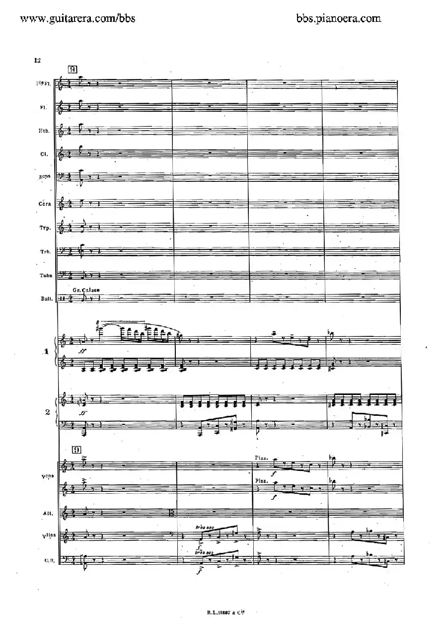 Concerto for 2 Pianos in d Minor(d小调双钢琴协奏曲·总谱)