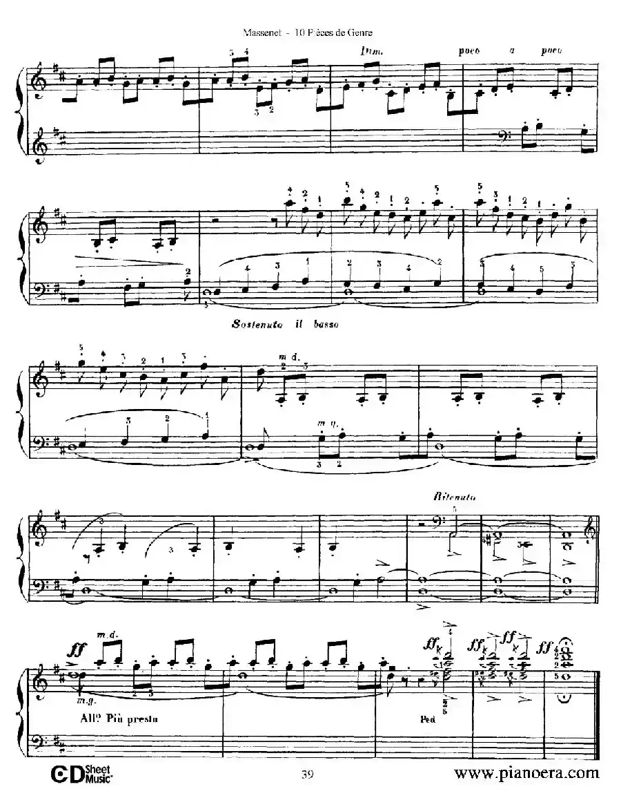 Dix Pièces de Genre Op.10(10首个性小品·Ⅹ)