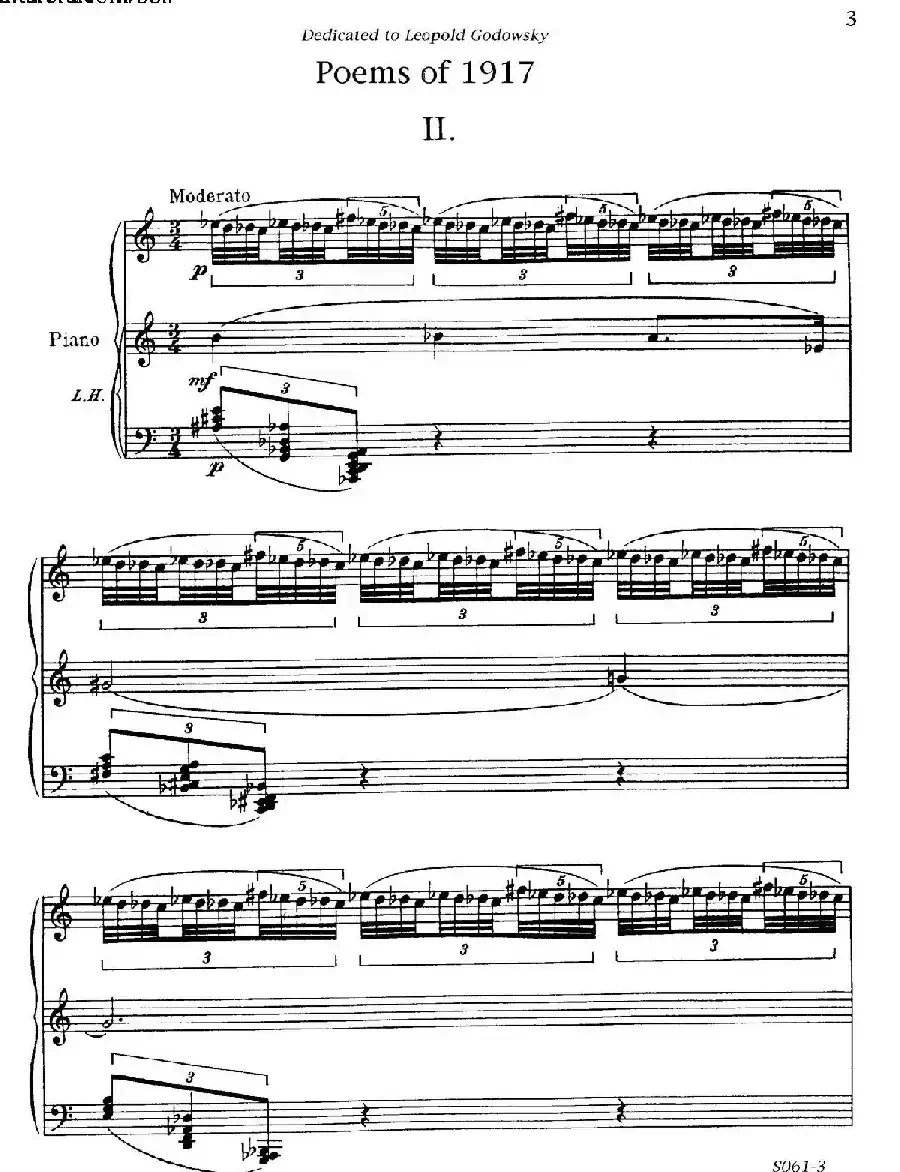 Poems of 1917 Op.41(1917之诗 2. 绝望的传播者)