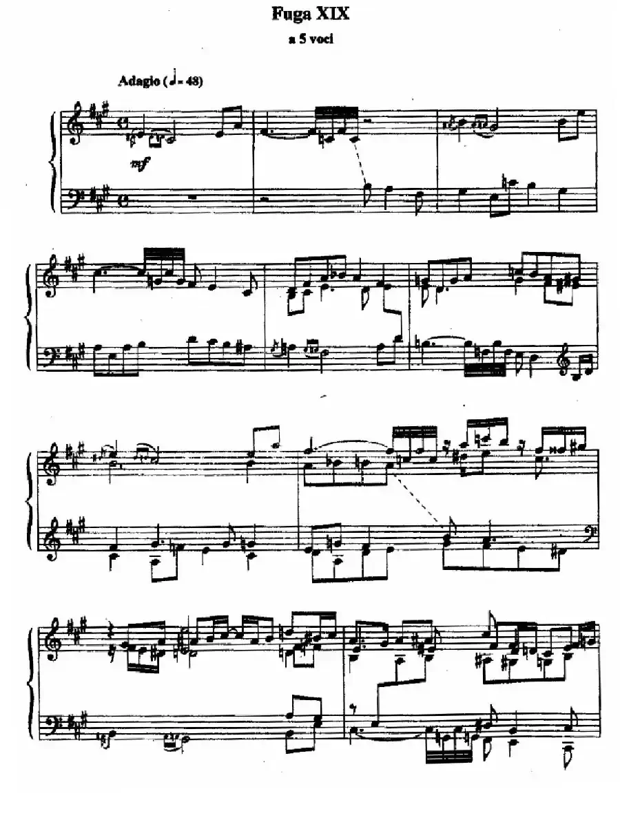 24 Preludes and Fugues Op.82(24首前奏曲与赋格·19)
