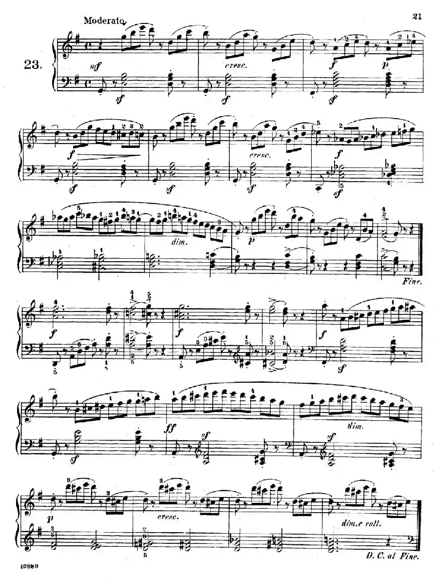 Etudes Enfantines Op.37(儿童钢琴练习曲 第21——25首)