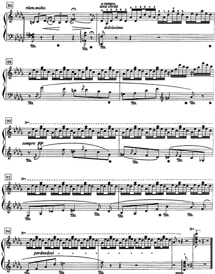 钢琴教程第八级 练习曲(森林的呼啸)