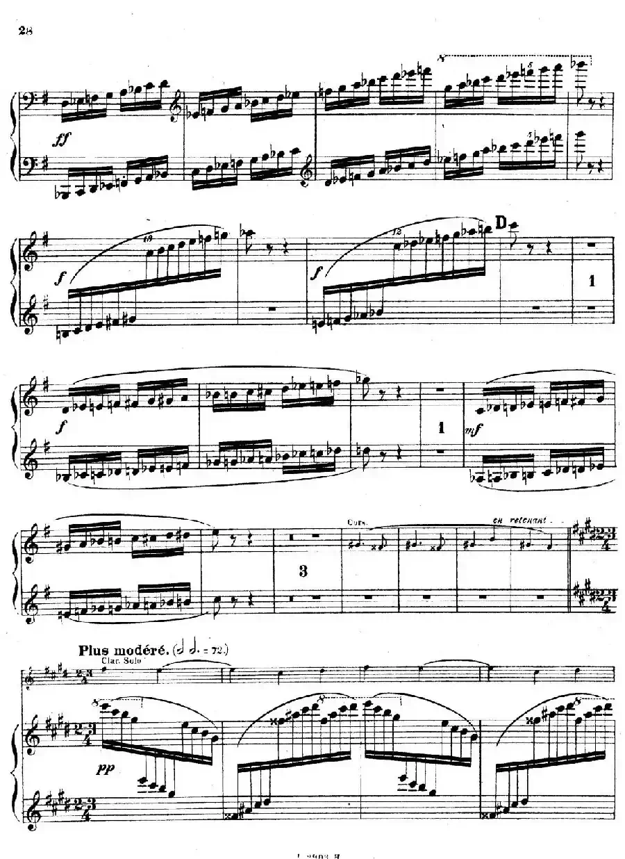 Symphony on a French Mountain Air Op.25(法国山歌交响曲·钢琴独奏·Ⅲ)