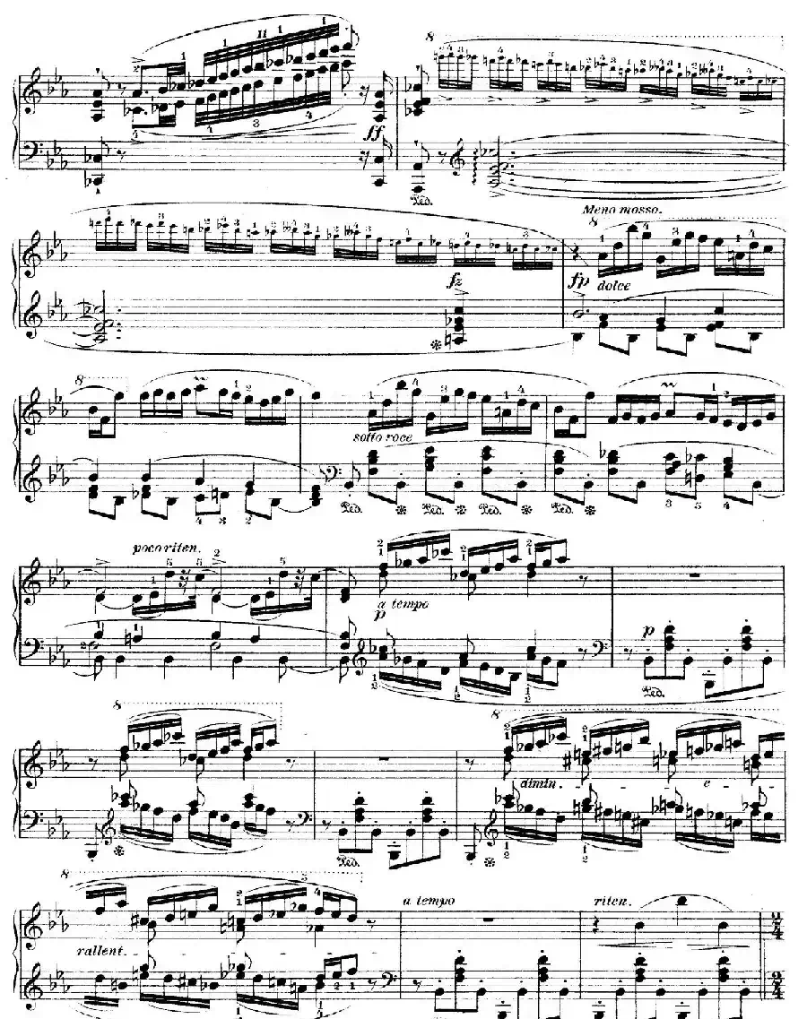 Rondo in E flat Major Op.16(降E大调回旋曲)