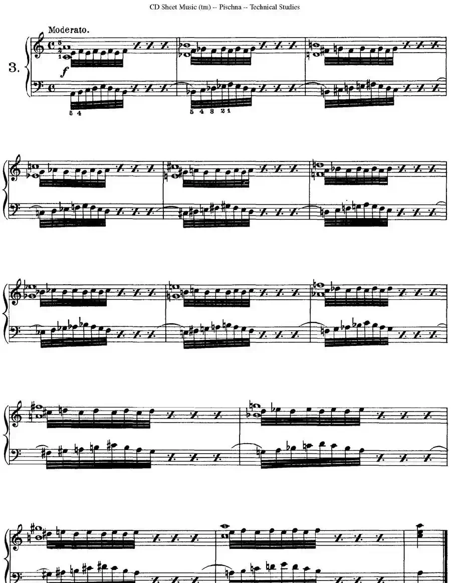 Technical Studies 60 Progressive Exercises (60首钢琴循序渐进练习曲 P1——10)