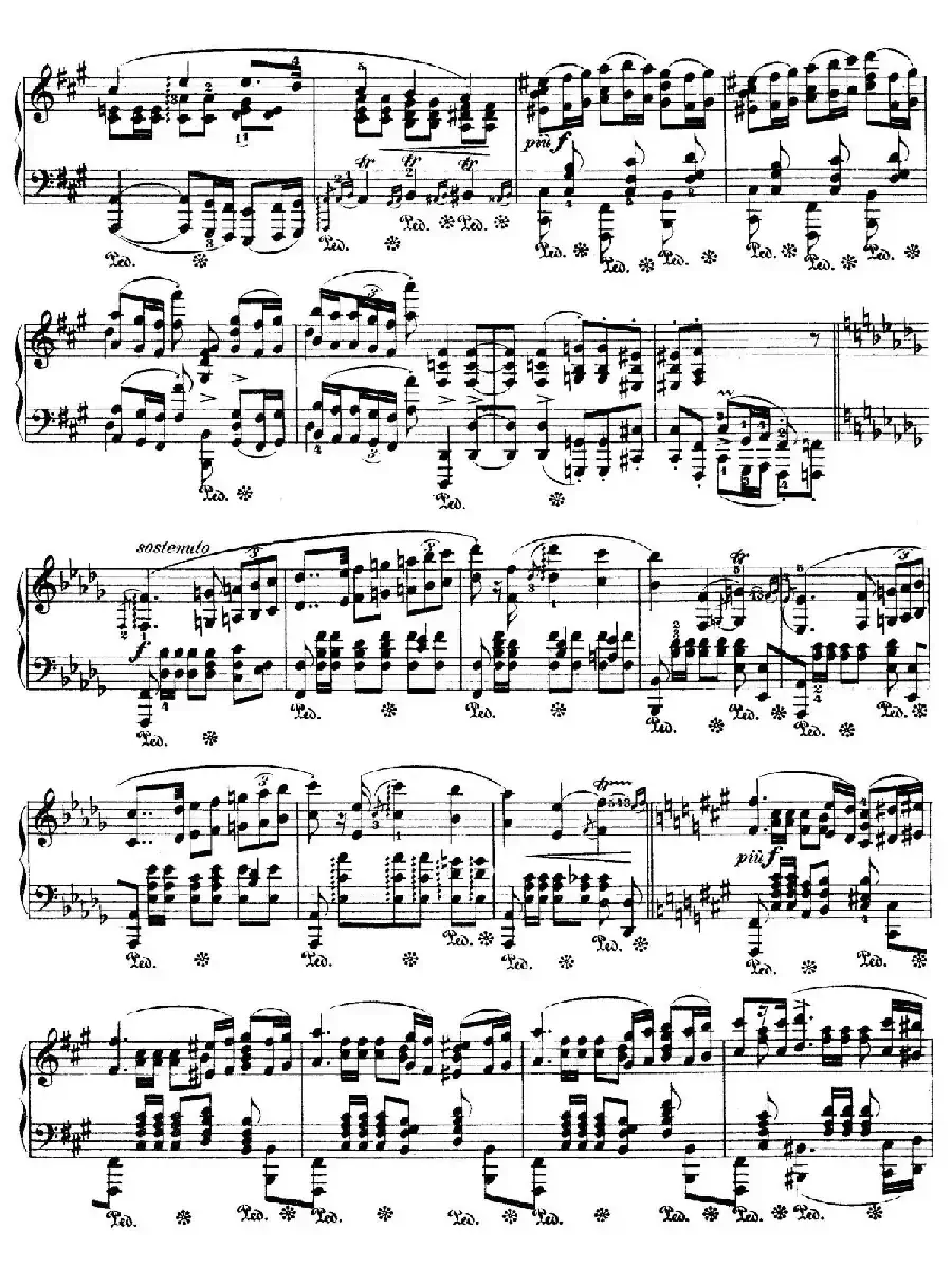 Polonaise in f-Sharp Minor Op.44(升f小调波兰舞曲)