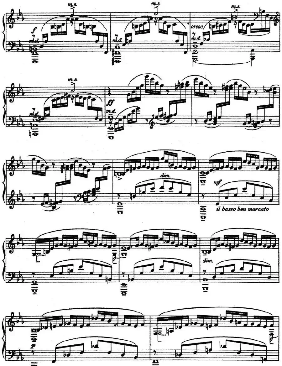 10 Preludes Op.23(拉赫玛尼诺夫10首前奏曲·Ⅶ)