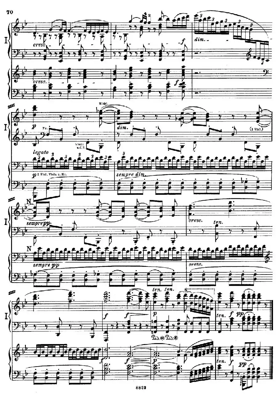 d小调第九交响曲 Op.125(双钢琴P63——72)