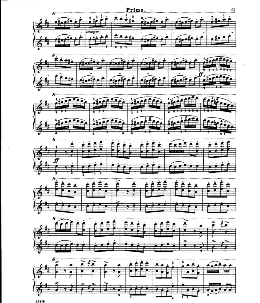 L'Arlesienne Suite No·2(阿莱城姑娘·第二组曲·四手联弹)