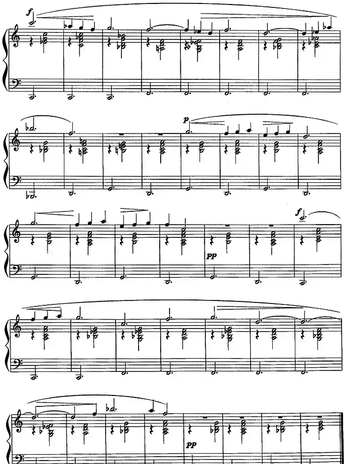 现代钢琴曲:11、裸体歌舞(一种希腊宗教舞蹈)