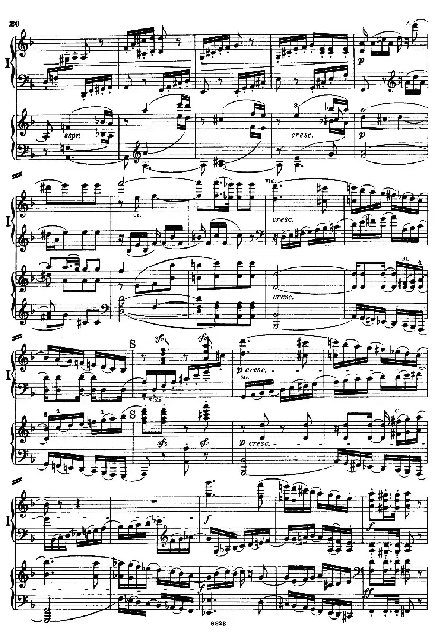 d小调第九交响曲 Op.125(双钢琴P13——22)