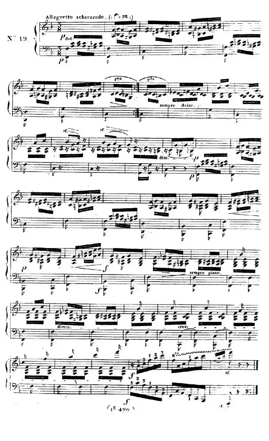 24 Exercices et Preludes Op.21(24首前奏练习曲·19)