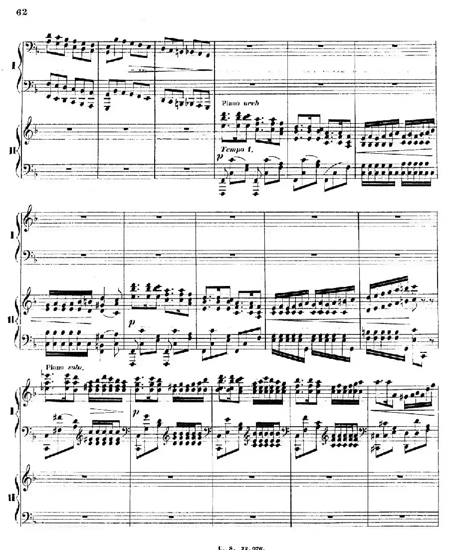 Piano Concerto No.2 in F Major Op.35(F大调第二钢琴协奏曲·Ⅱ·双钢琴)