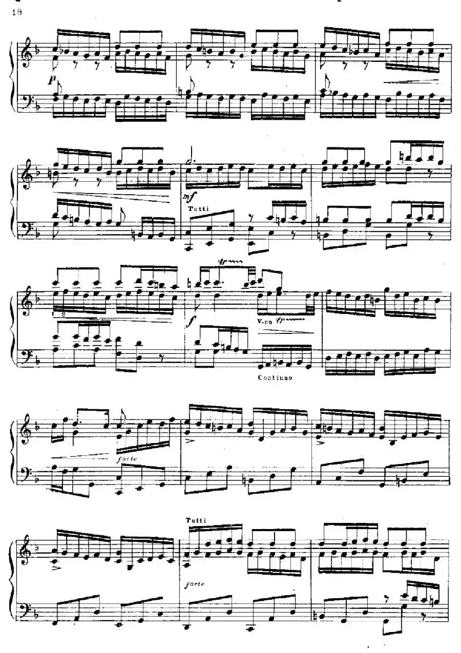 Brandenburg Concerto No.1 in F Major BWV 1046(F大调第一勃兰登堡协奏曲·第三乐章)