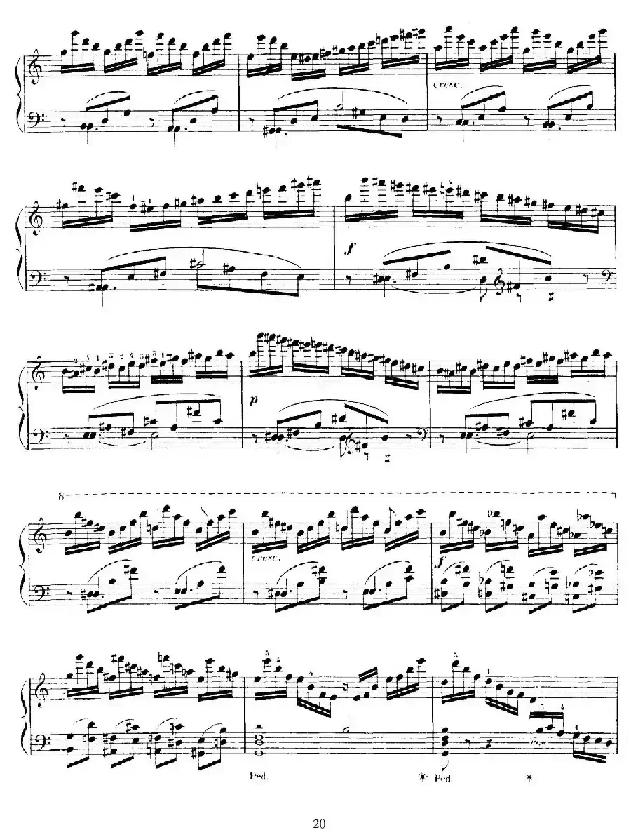 15 Etudes de Vortuosite Op.72(15首辉煌练习曲·5)