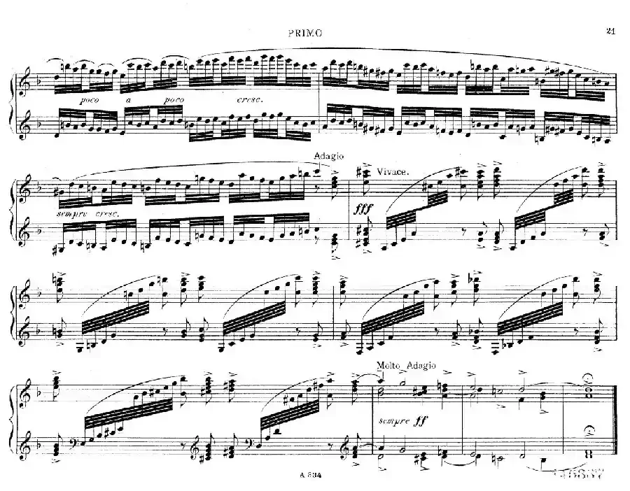 d小调托卡塔与赋格(BWV 565·雷格改编钢琴四手联弹版)