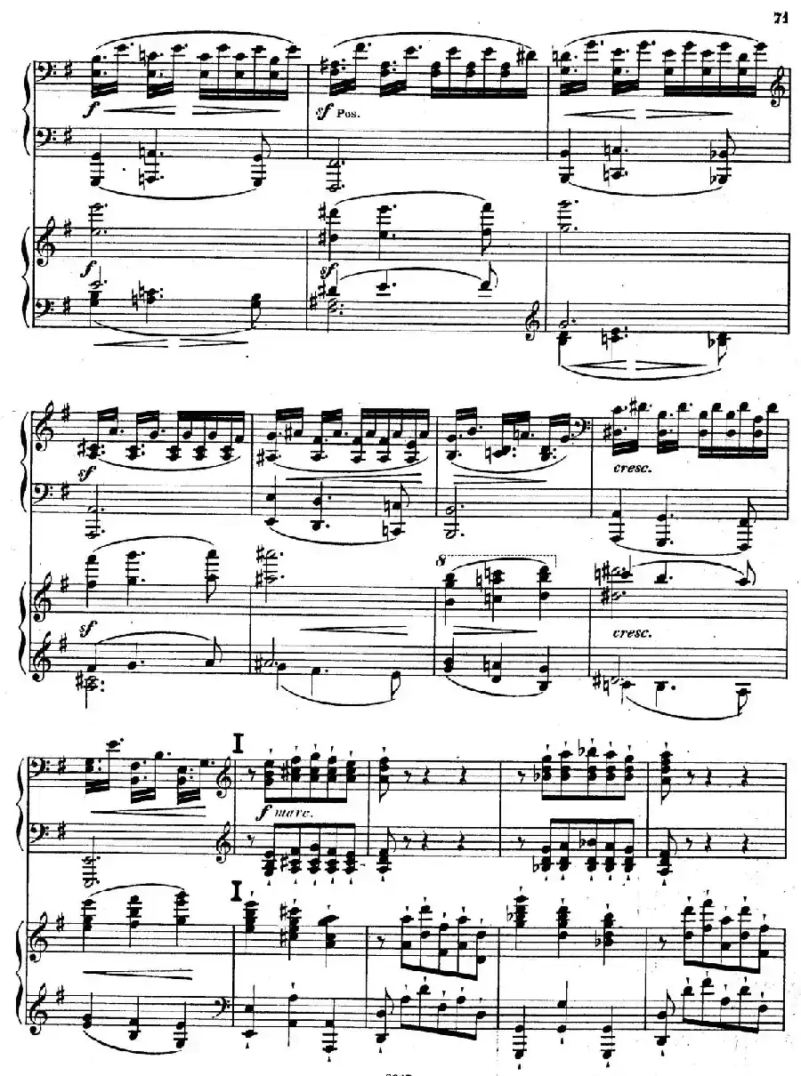 Symphony No.4 in e Minor Op.98(e小调第四交响曲·双钢琴)