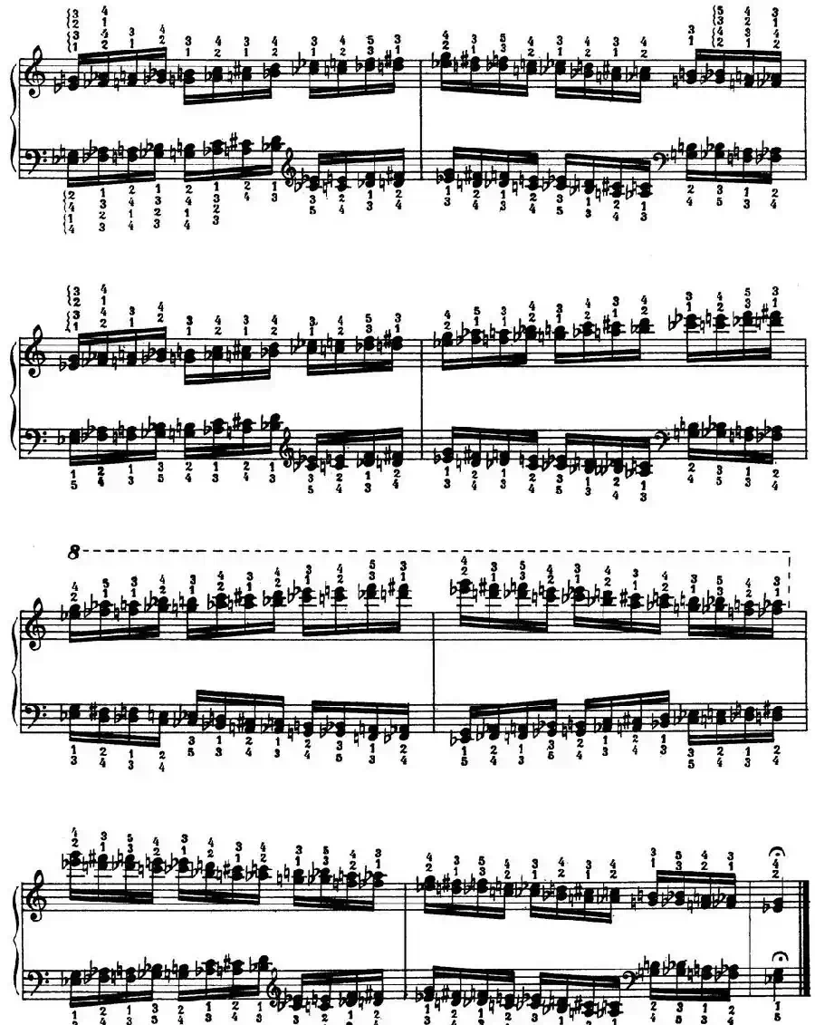 Technical Exercises S.146(李斯特钢琴技巧练习 BOOK Ⅶ)