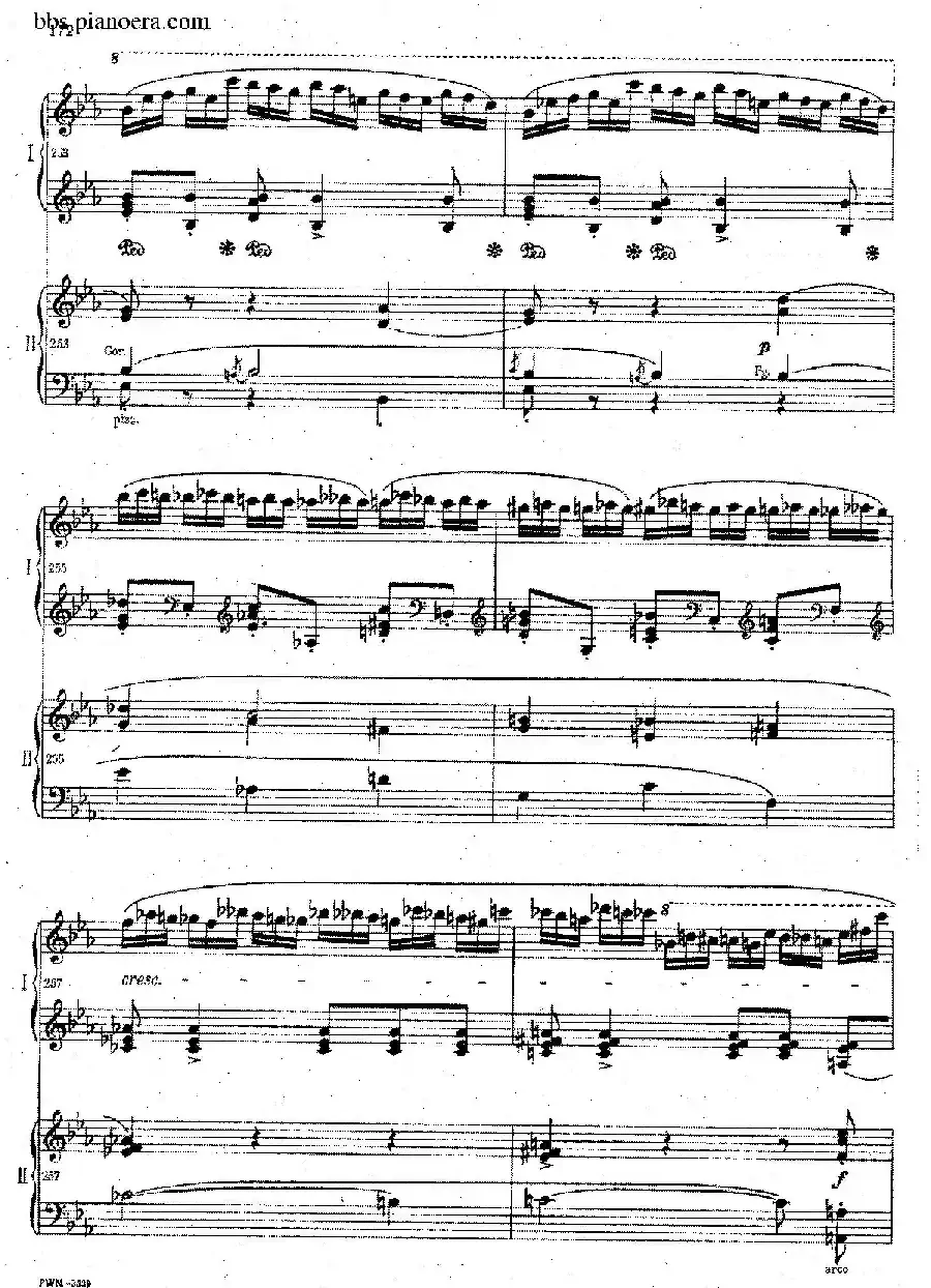 Grande Polonaise Brilliante Preceded by an Andante Spianato Op.22(平静的行板与华丽的波兰舞曲·双钢琴版)