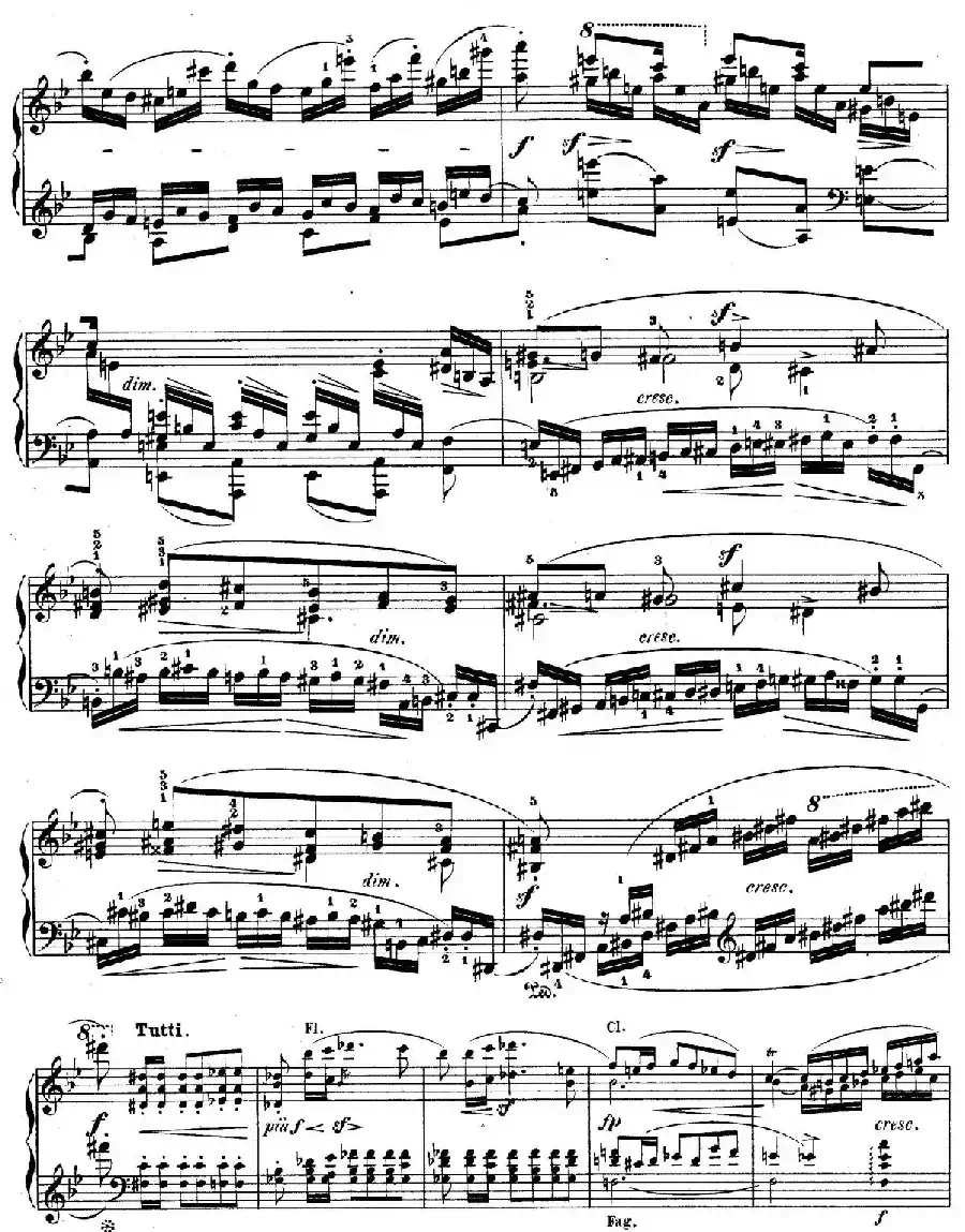 降B大调莫扎特主题变奏曲 Op.2(为钢琴与乐队而作)