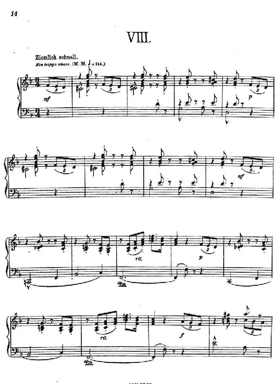 Album Leaf Op.7(纪念册的一页·8)