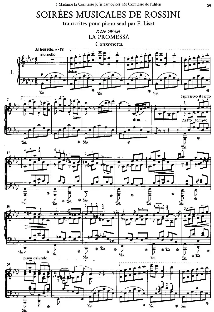 Soirées Musicales S.424(《音乐晚会(全12首)》第1首)