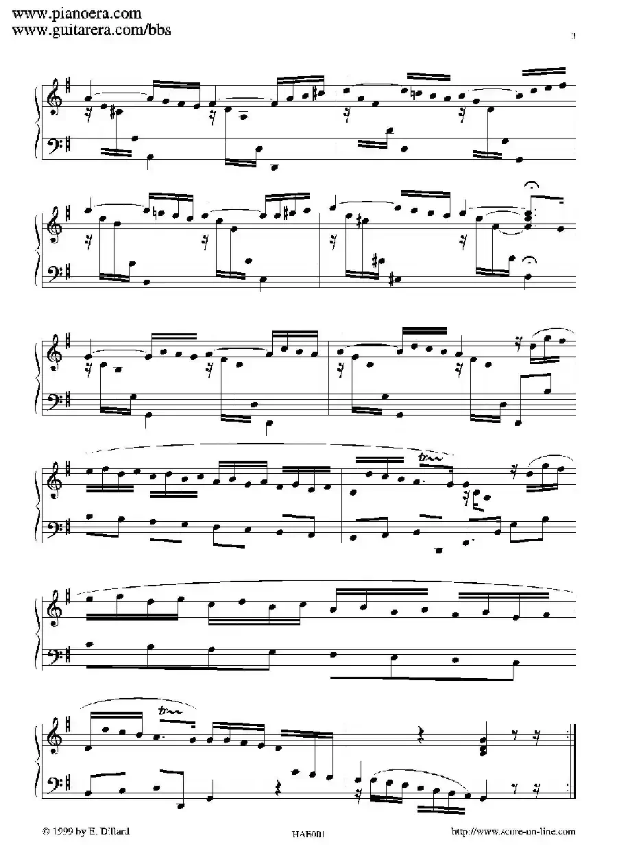 Prelude in G Major(G大调前奏曲)