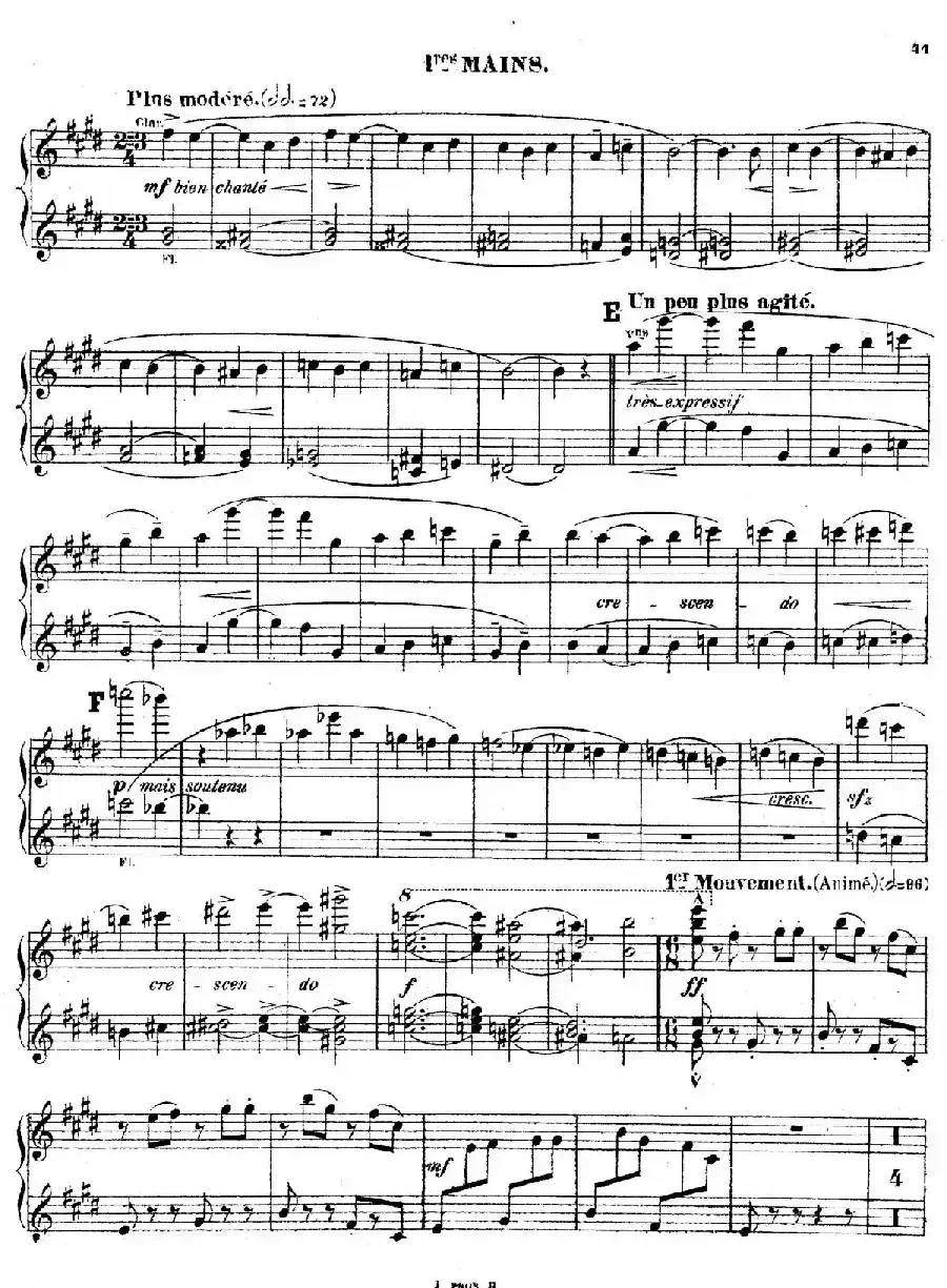 Symphony on a French Mountain Air Op.25(法国山歌交响曲·双钢琴·Ⅲ)