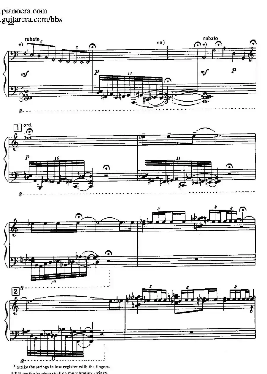 Piano Sonata(钢琴奏鸣曲· 第一乐章)