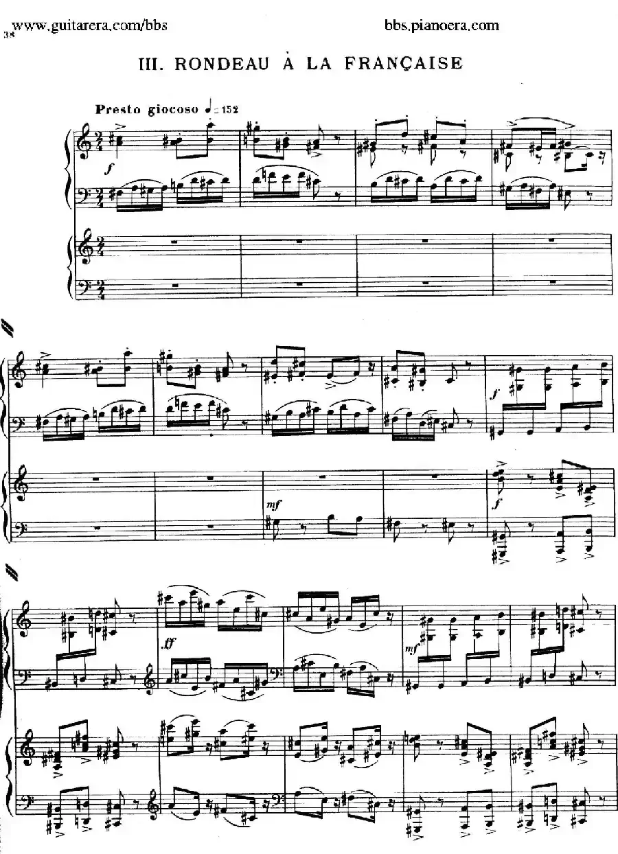 Piano Concerto in c-sharp Minor(升c小调钢琴协奏曲·第三乐章)