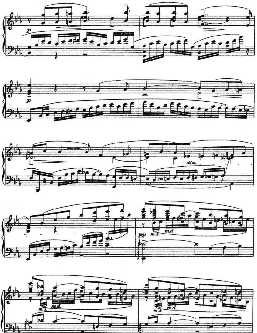 10 Preludes Op.23(拉赫玛尼诺夫10首前奏曲·Ⅵ)