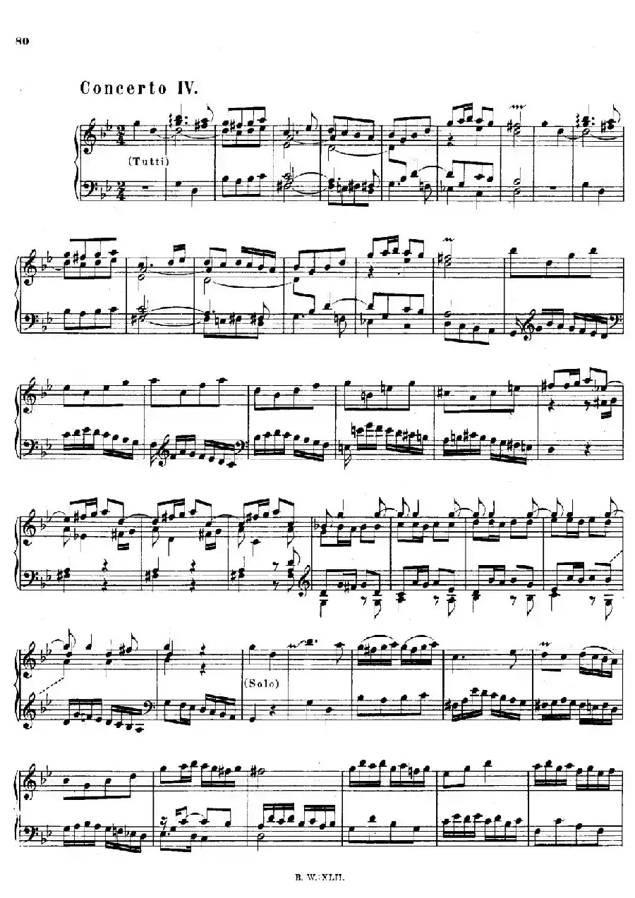 16 Concertos BWV 972-987(十六首为独奏古钢琴而作的协奏曲)(P21——30)