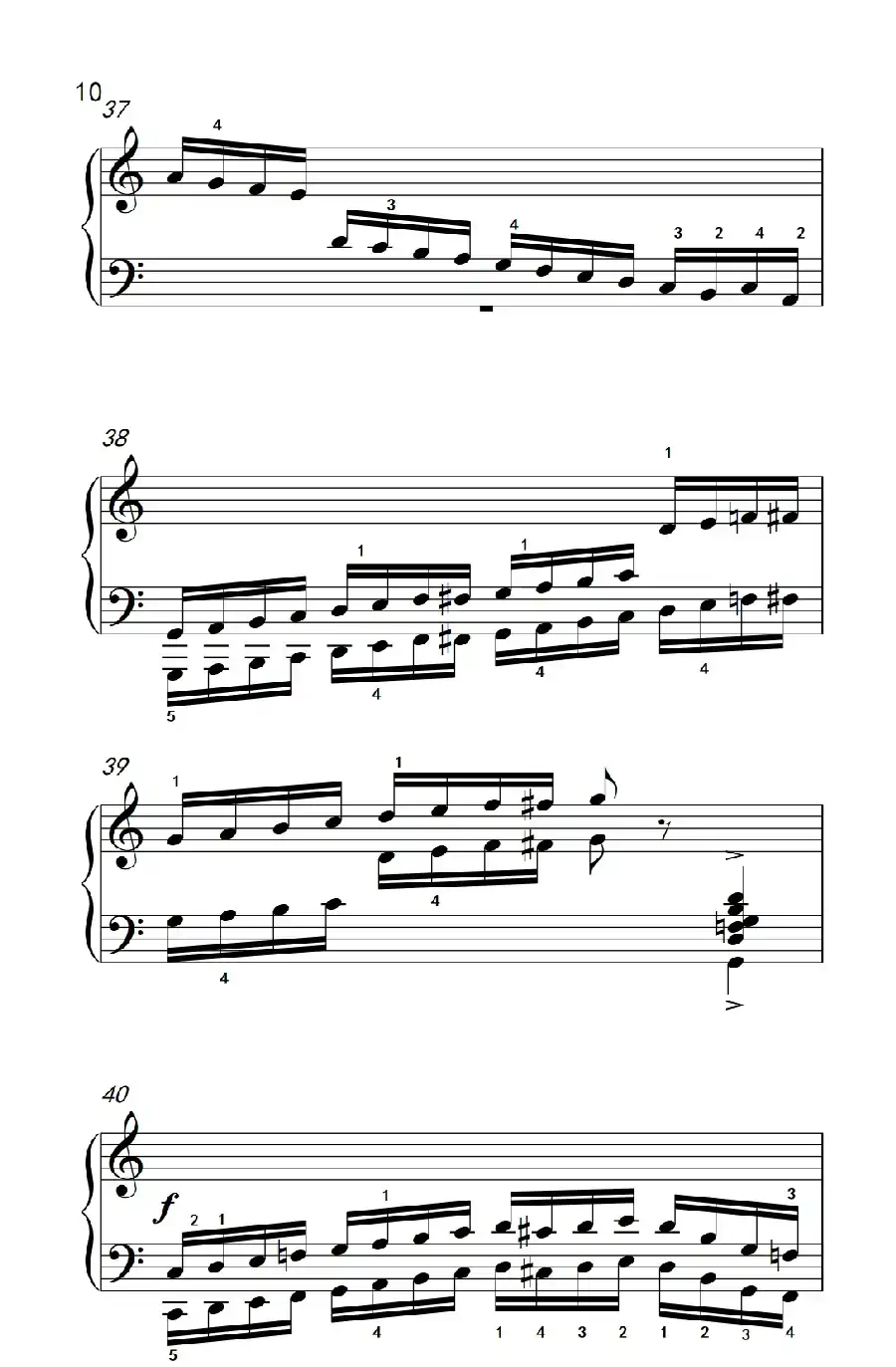 莫什科夫斯基 钢琴练习曲(第五首)
