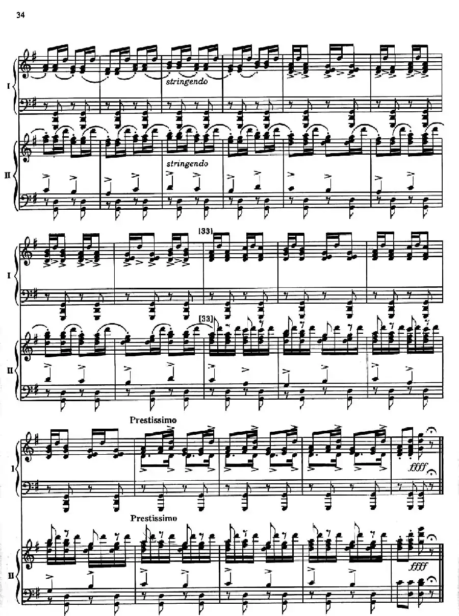 Nutcracker Op.71 芭蕾舞剧《胡桃夹子》(改编双钢琴版·第三部分)