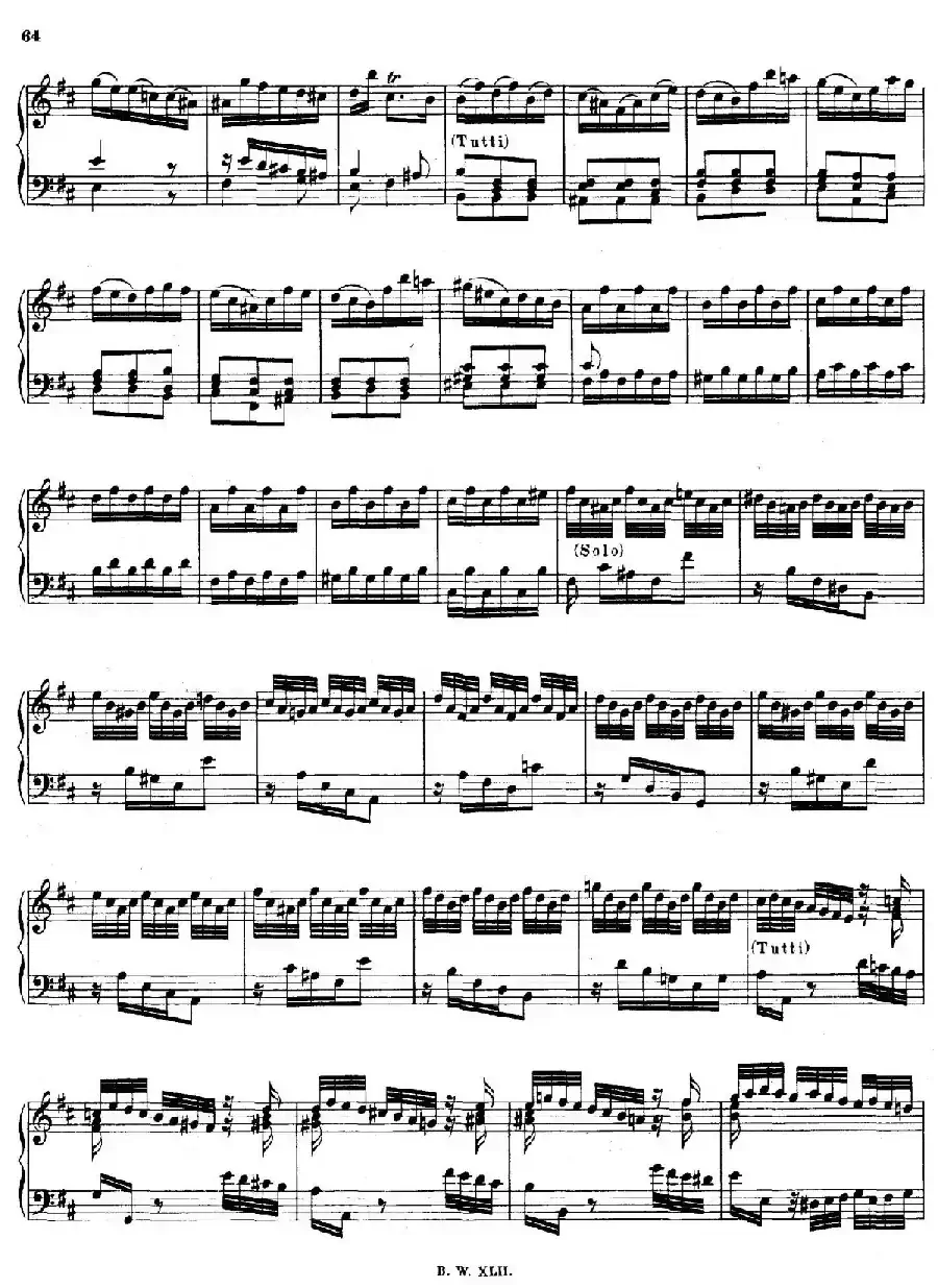 16 Concertos BWV 972-987(十六首为独奏古钢琴而作的协奏曲)(P1——10)