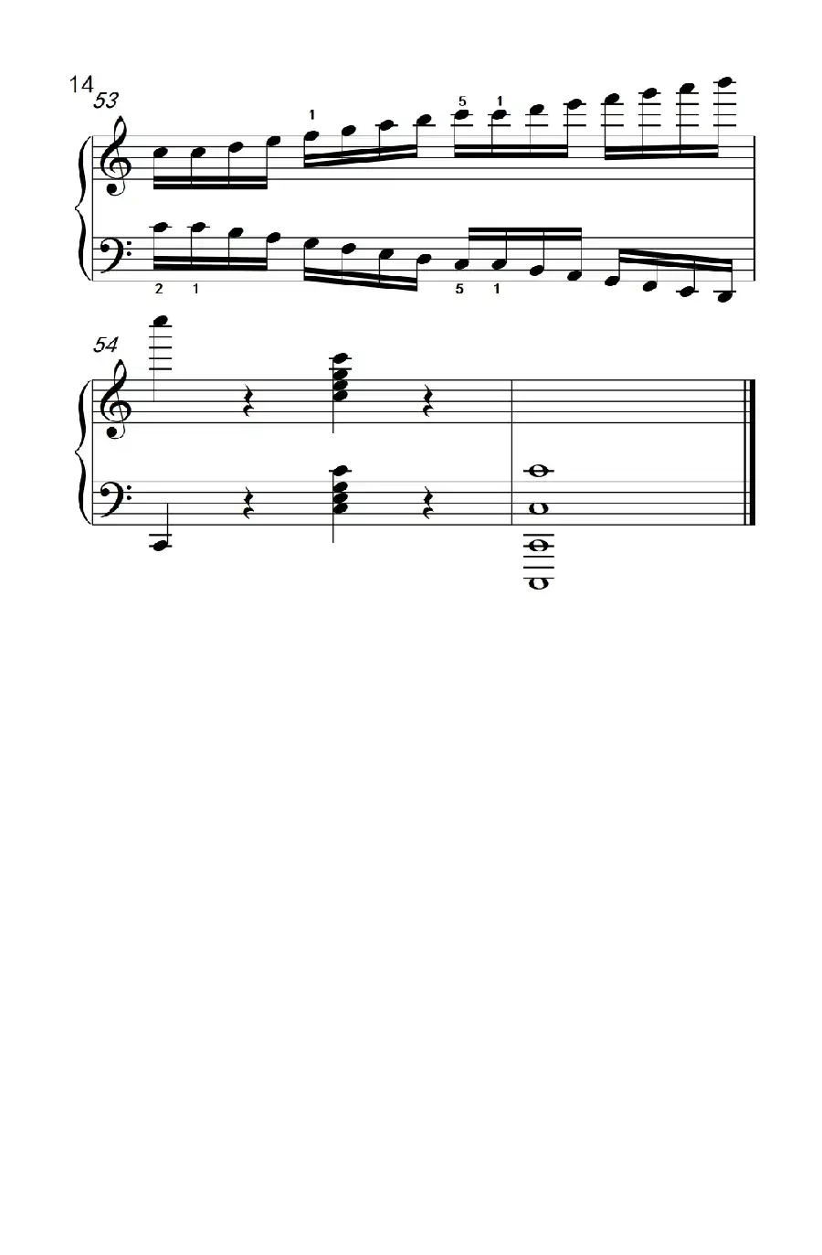 莫什科夫斯基 钢琴练习曲(第五首)