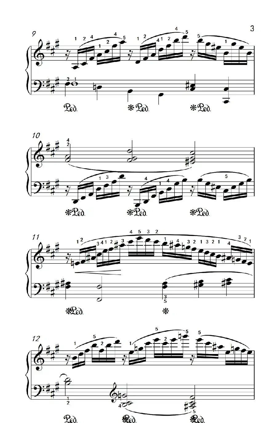 第九级2.练习曲 No.7(中央音乐学院 钢琴(业余)考级教程 7-9级)
