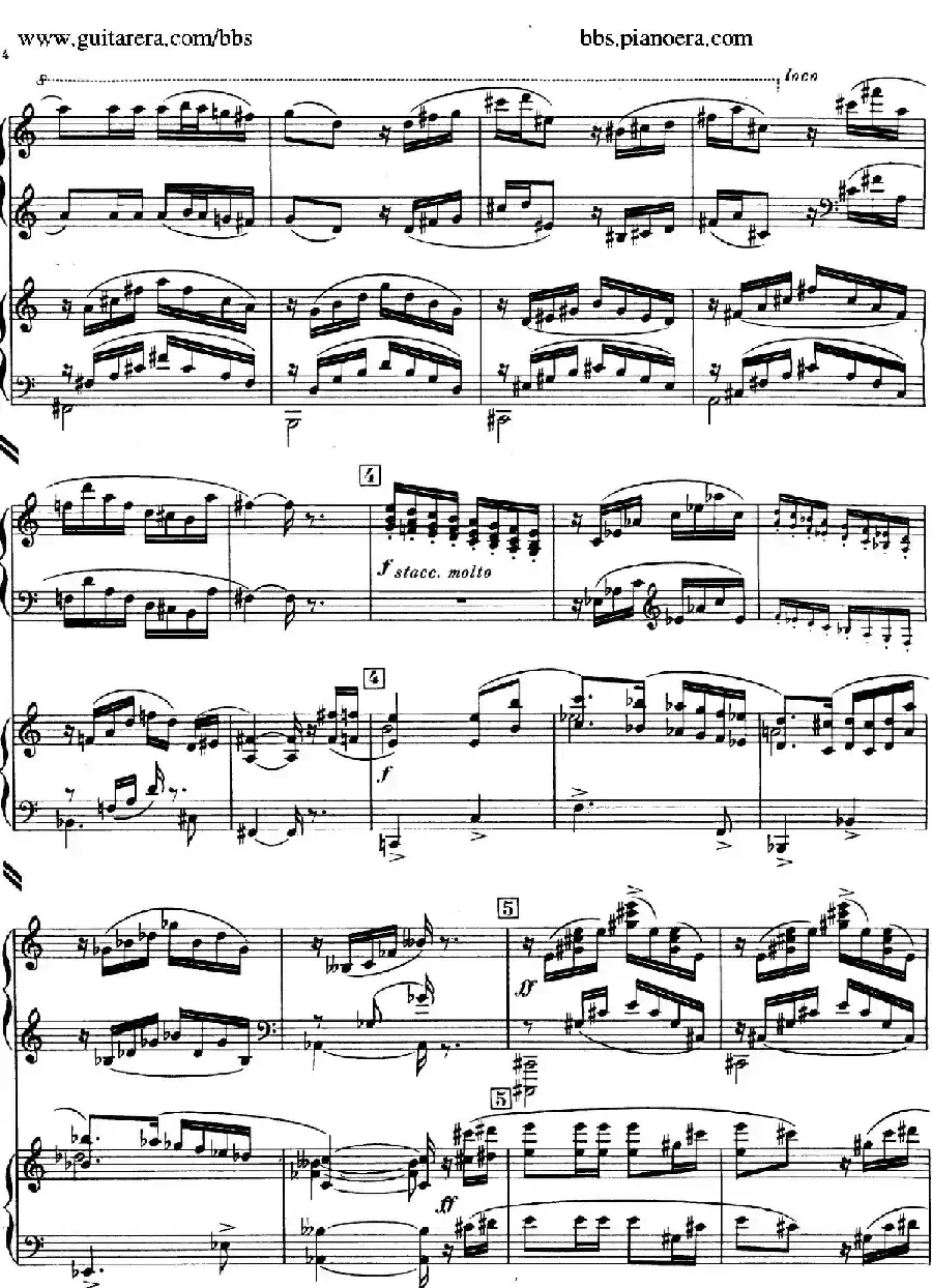 Piano Concerto in c-sharp Minor (升c小调钢琴协奏曲·第一乐章)