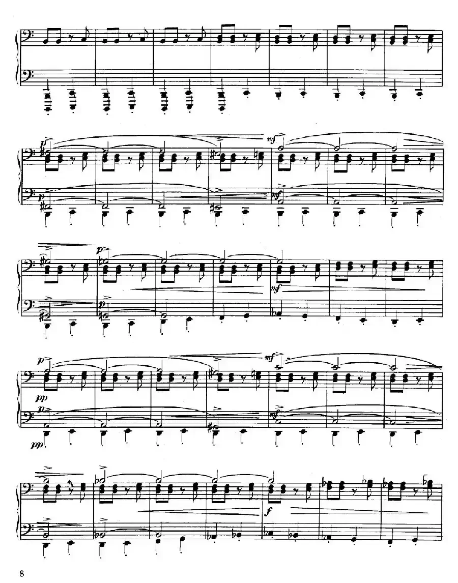 Four Rhapsodies Op.11(4首狂想曲·Ⅲ)