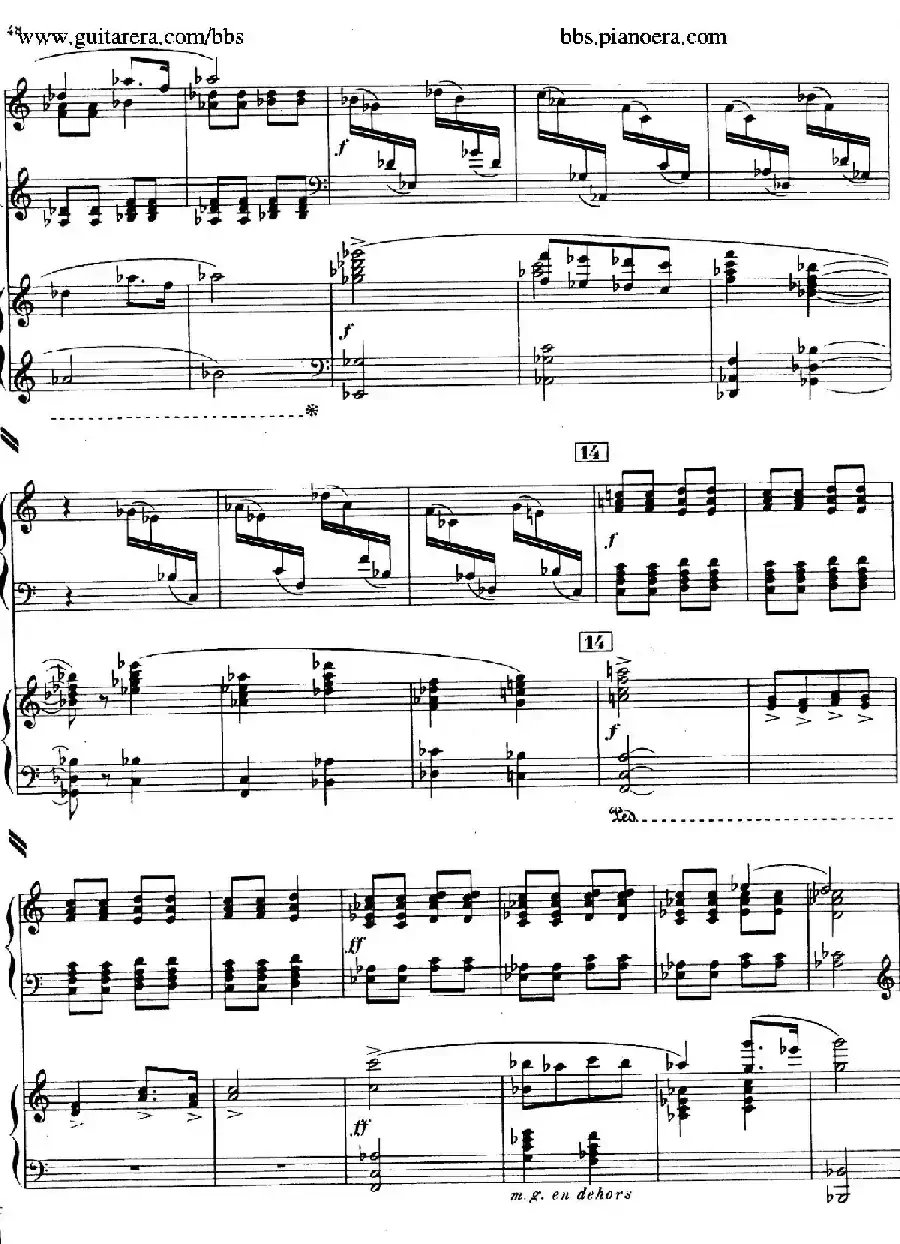 Piano Concerto in c-sharp Minor(升c小调钢琴协奏曲·第三乐章)