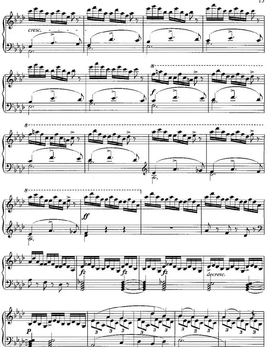 不可不弹的世界钢琴名曲:即兴曲(第4首)