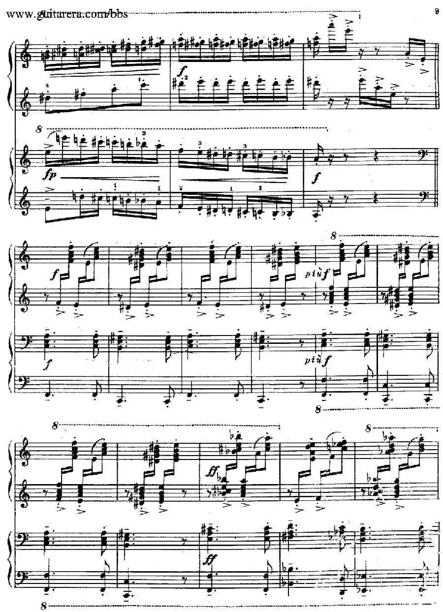 Variation on a Theme by Paganini(帕格尼尼主题变奏曲·双钢琴)