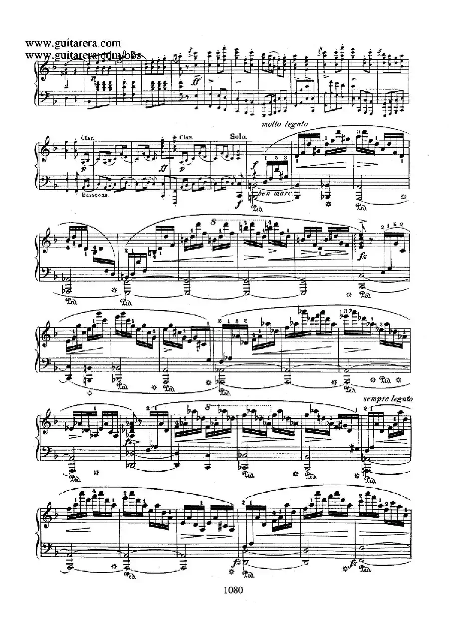 Krakowiak Grand Rondo de Concert Op.14 (克拉科维克音乐会用大回旋曲·钢琴独奏版)