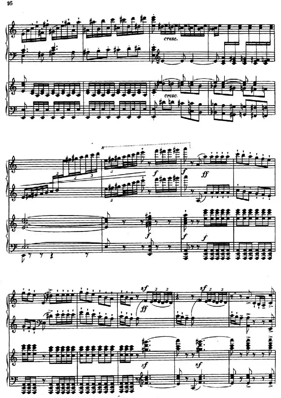 Introduction et Rondo Capriccioso Op.28(引子与随想回旋曲·双钢琴)