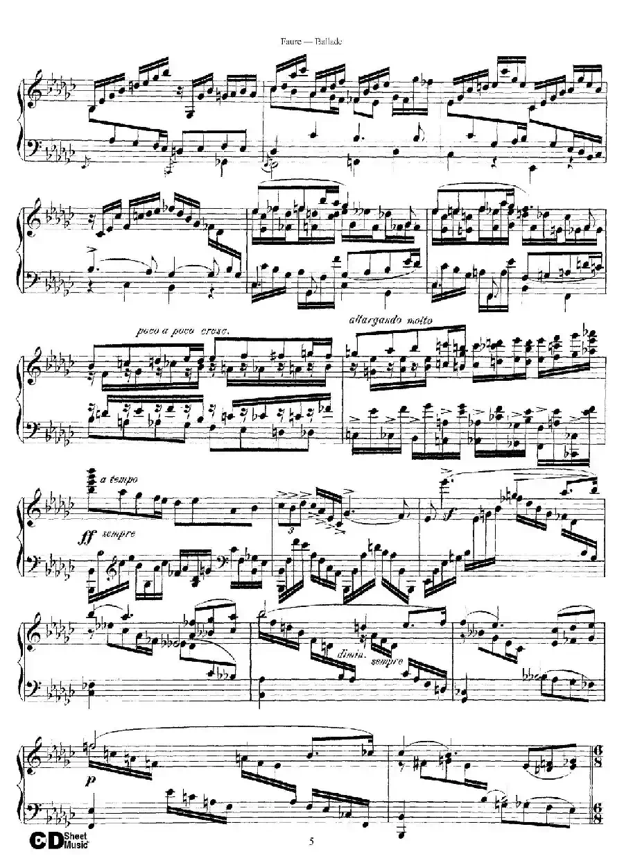 Ballade Op.19(叙事曲)
