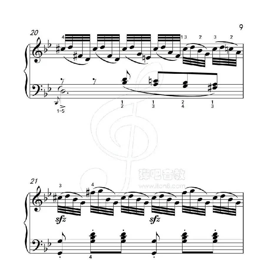 练习曲 21(克拉莫钢琴练习曲60首)