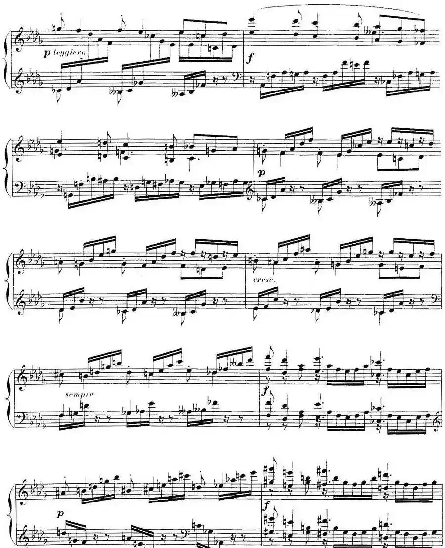 福雷13首船歌:Barcarolle No·8 in D-flat, Op·96