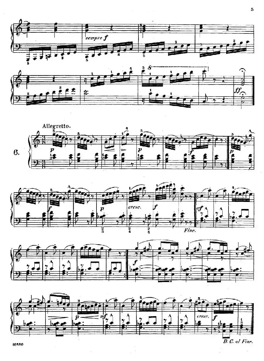 Etudes Enfantines Op.37(儿童钢琴练习曲 第1——6首)