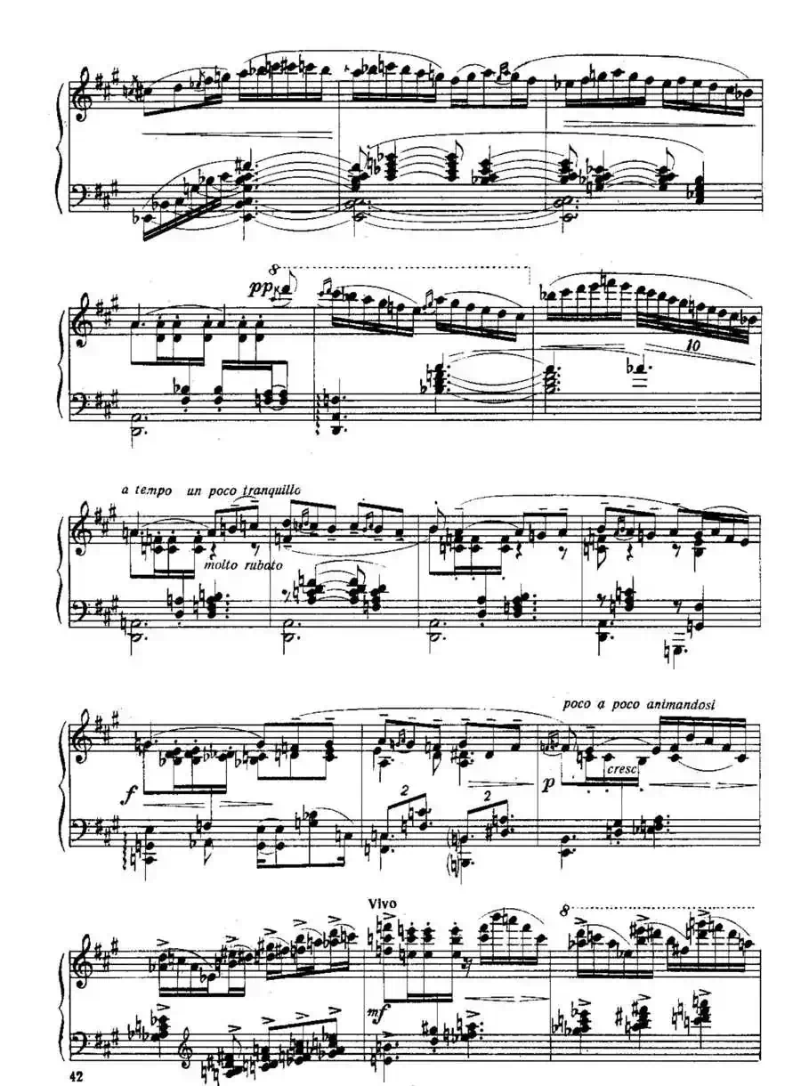Six Préludes Exotiques Op·17(6首特色前奏曲·3)